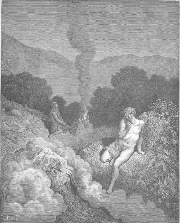 Cain and Abel Offer Their Sacrifices