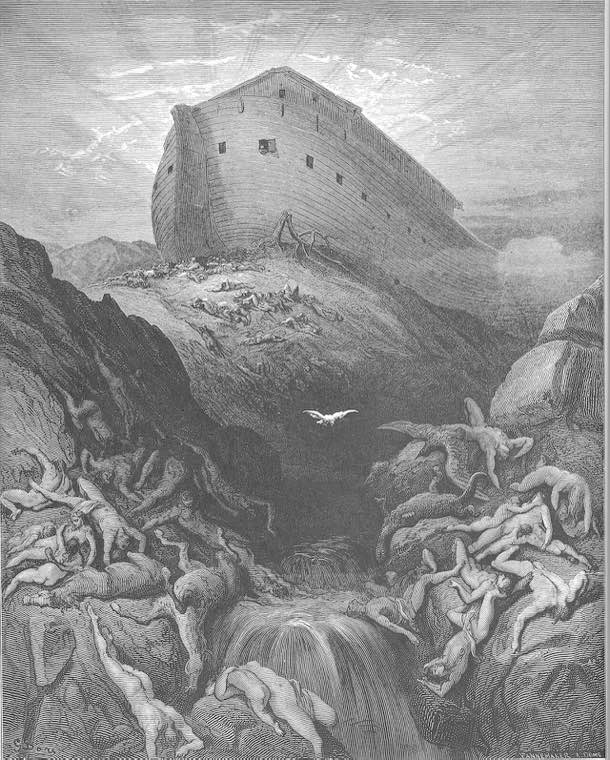 A Dove Is Sent Forth from the Ark