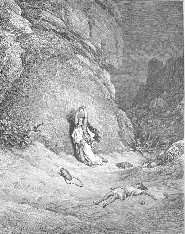 Hagar and Ishmael in the Wilderness