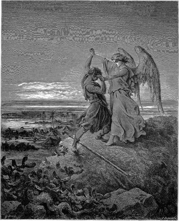 Jacob Wrestles with the Angel