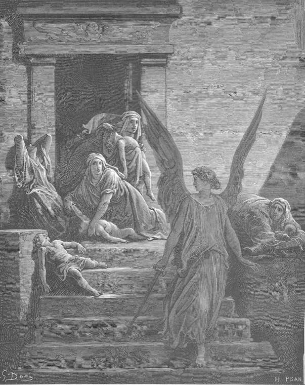The Firstborn of the Egyptians Are Slain