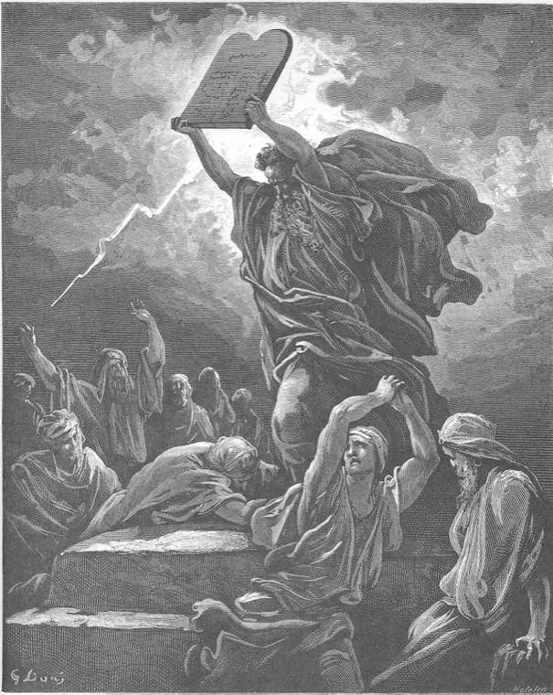 Moses Breaks the Tables of the Law