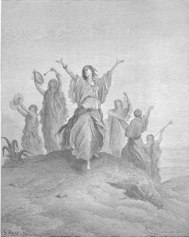 Jephthah's Daughter Comes to Meet Her Father