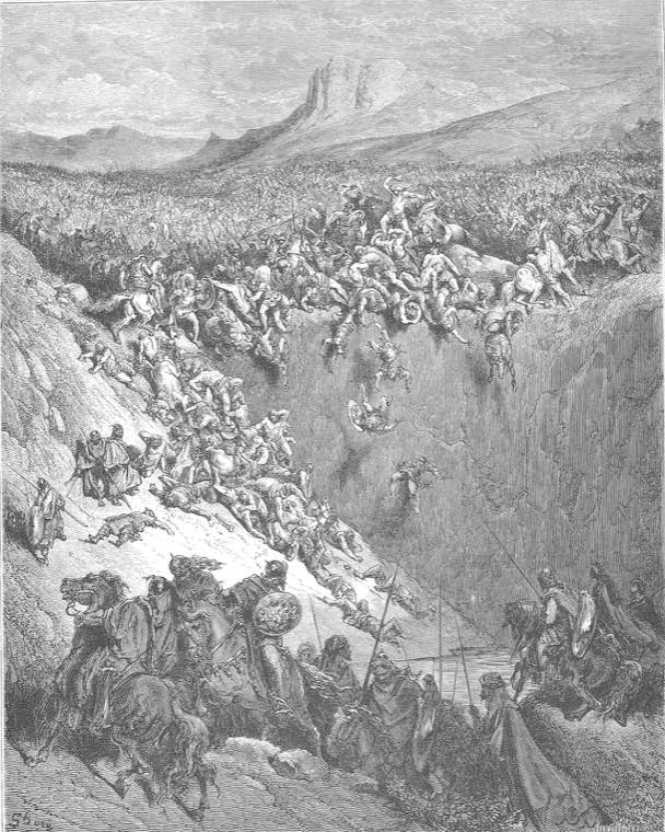 Samson Destroys the Philistines with an Ass' Jawbone