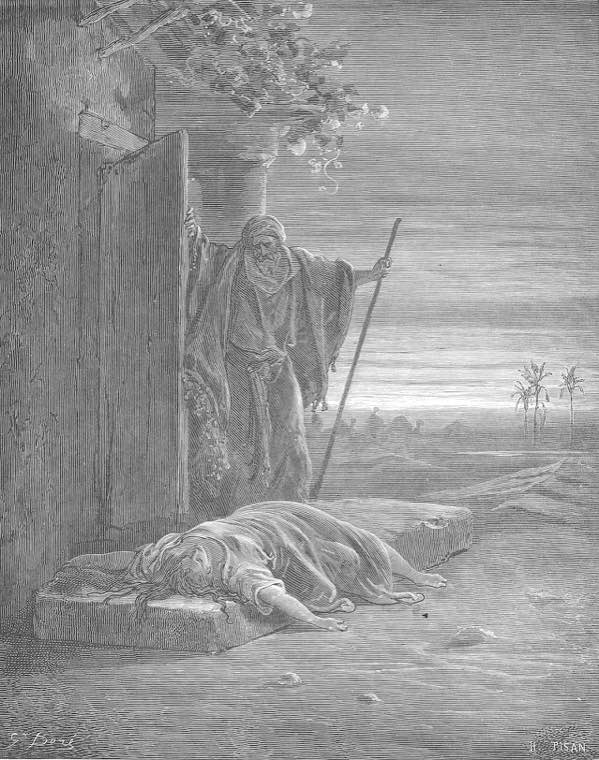 A Levite Finds a Woman's Corpse