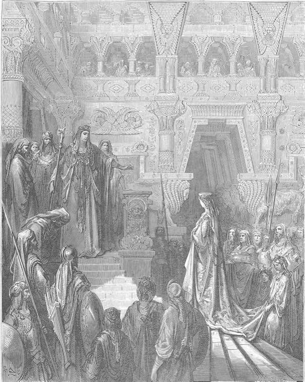 Solomon Receives the Queen of Sheba