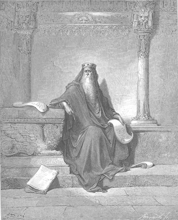 King Solomon in Old Age