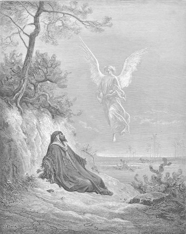 Elijah Is Nourished by an Angel