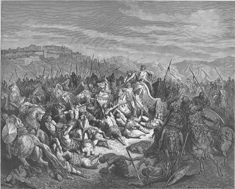 The Israelites Slaughter the Syrians