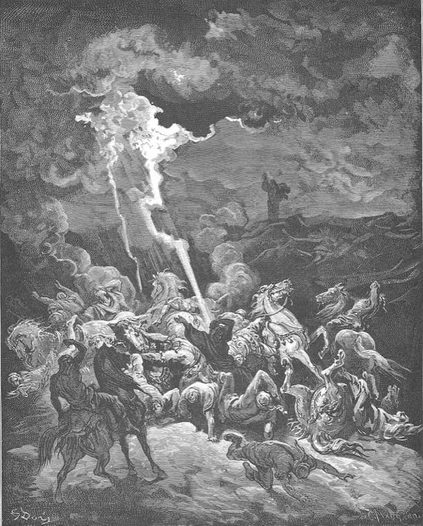 Elijah Destroys the Messengers of Ahaziah