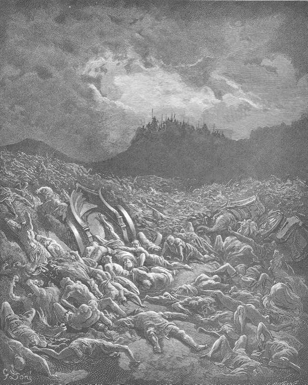 The Ammonite and Moabite Armies Are Destroyed
