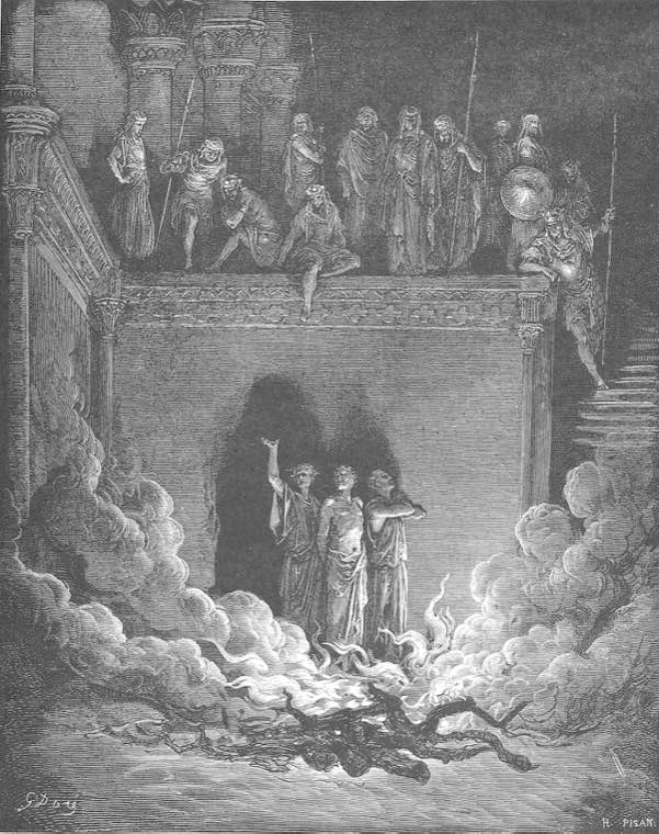Shadrach, Meshach and Abednego in the Furnace