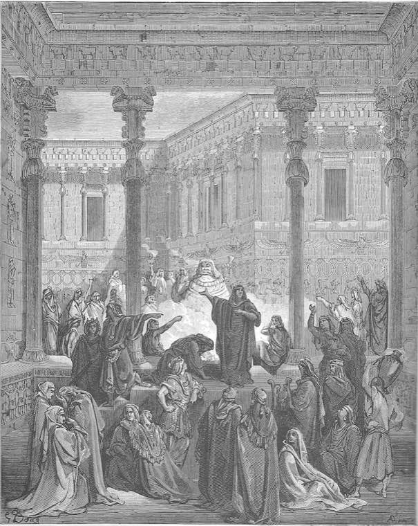 Daniel Confounds the Priests of Bel