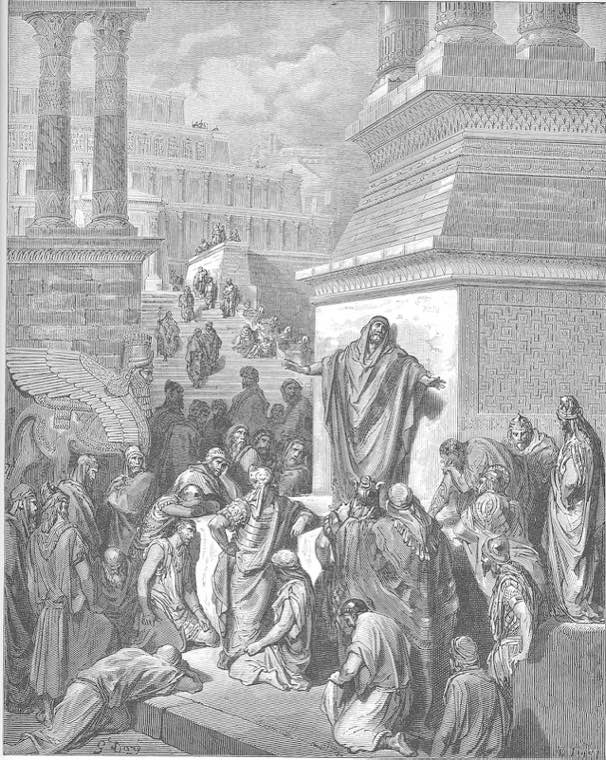 Jonah Preaches to the Ninevites
