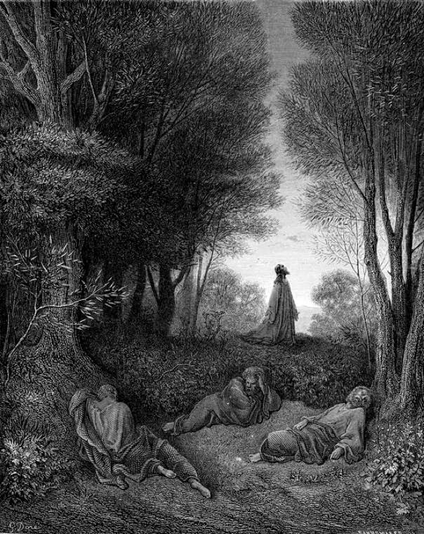 Jesus Praying in the Garden