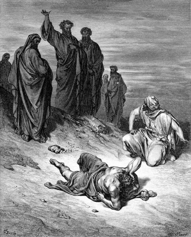 The Death of Ananias